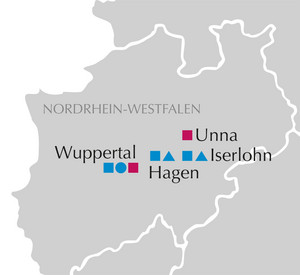 Standortkarte NRW
